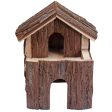 A E Cages Nibbles Log Cabin Small Animal Deluxe Brown; 1ea-7.5In X 6In X 8 in Online