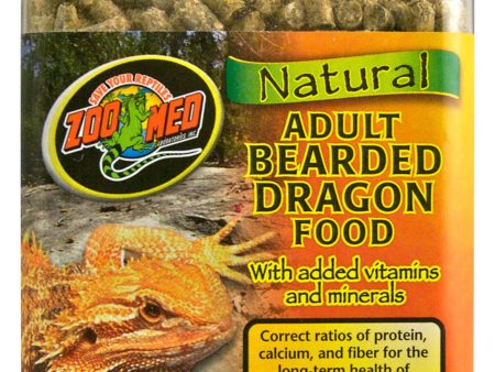 Zoo Med Natural Adult Bearded Dragon Dry Food 1ea 10 oz Cheap