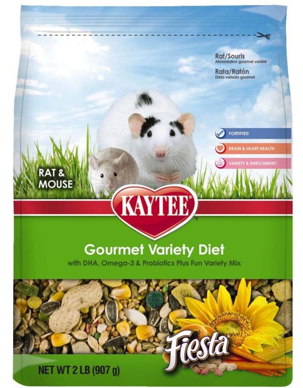 Kaytee Fiesta Mouse and Rat Food 1ea 2 lb For Discount