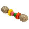 A E Cages Nibbles Hay Dumbbell Small Animal Chew 1ea-One Size Discount