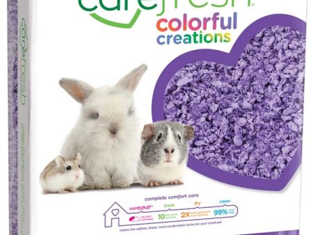 CareFRESH Colorful Creations Small Animal Bedding Playful Purple 1ea 50 l Supply