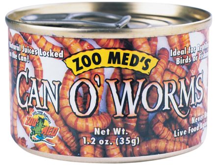 Zoo Med Can O  Worms Reptile Wet Food 1ea 1.2 oz Sale