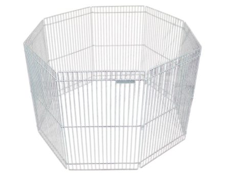 Marshall Pet Products Small Animal Play Pen White 1ea on Sale