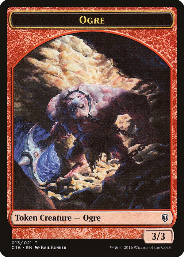 Beast    Ogre Double-Sided Token [Commander 2016 Tokens] Online