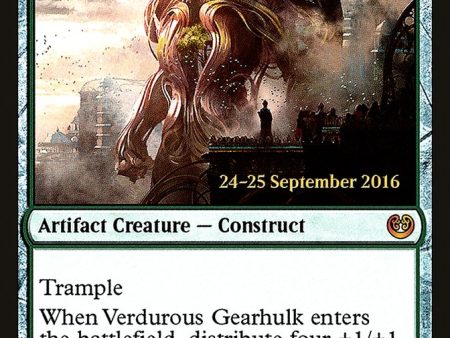 Verdurous Gearhulk [Kaladesh Prerelease Promos] For Cheap