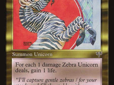 Zebra Unicorn [Mirage] Cheap