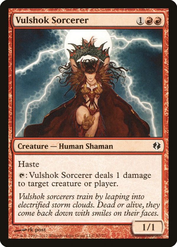 Vulshok Sorcerer [Duel Decks: Venser vs. Koth] on Sale