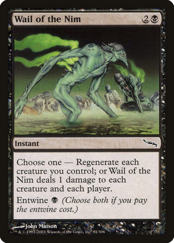 Wail of the Nim [Mirrodin] Cheap