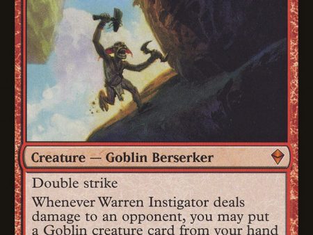 Warren Instigator [Zendikar] Sale