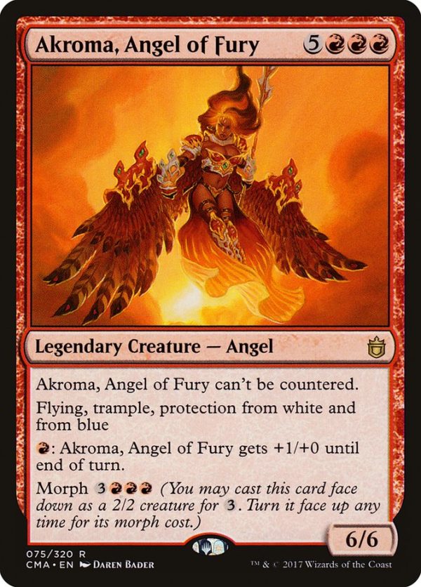 Akroma, Angel of Fury [Commander Anthology] Sale