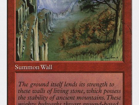 Wall of Stone [Fifth Edition] Supply