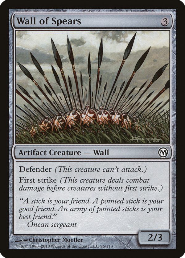 Wall of Spears [Duels of the Planeswalkers] Online Sale