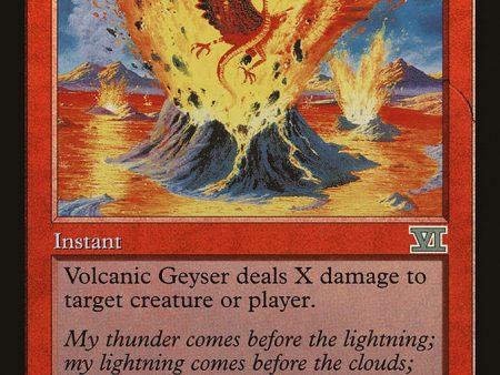 Volcanic Geyser [Friday Night Magic 2000] Online Hot Sale