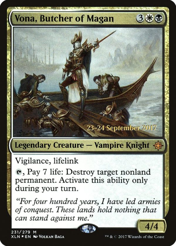 Vona, Butcher of Magan [Ixalan Prerelease Promos] Cheap