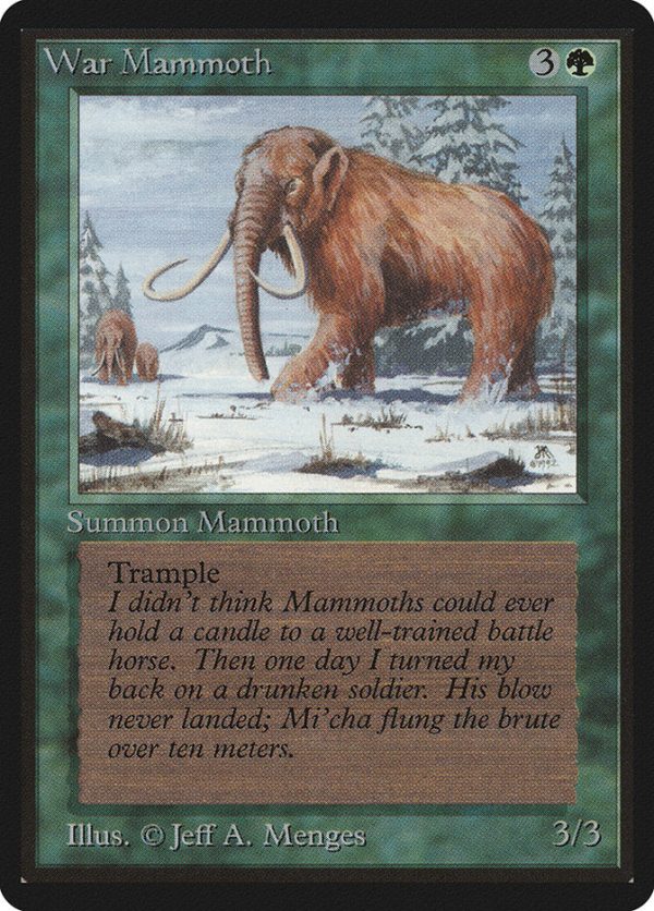 War Mammoth [Beta Edition] Fashion