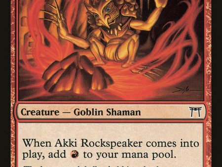 Akki Rockspeaker [Champions of Kamigawa] Supply