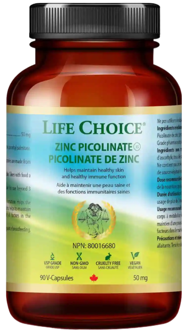 Life Choice Zinc Picolinate 50mg (90 VegCaps) Cheap